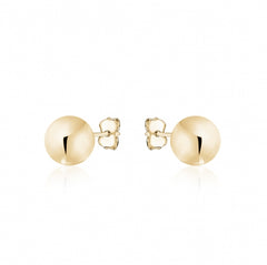 Round Gold Studs