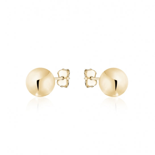 Round Gold Studs