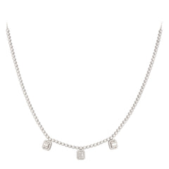 The 3 Motif Diamond Necklace-  $1000 OFF!