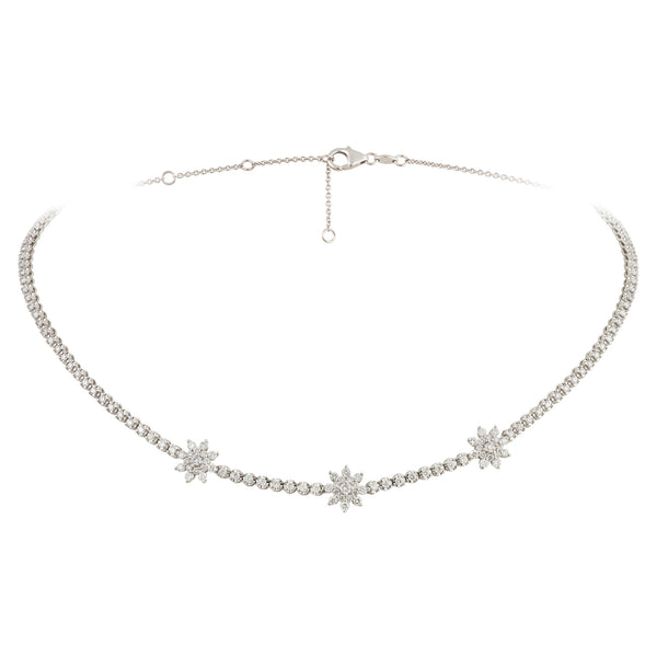 The 3 Cluster Diamond Necklace- $500 OFF!