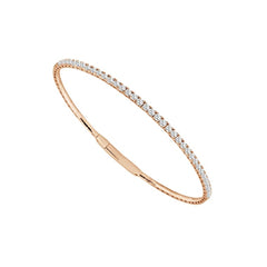 Single Line Diamond Flex Bracelet