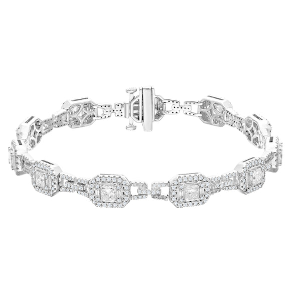 The Princess Motif Diamond Bracelet- 10% OFF
