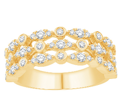 The Vintage 3 Row Ring- 20% OFF!
