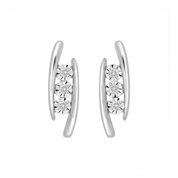Journey Diamond Earrings- 60% OFF!