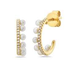 Diamond and Pearl Huggies- 50 % OFF!