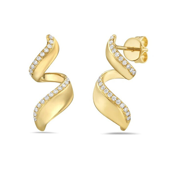 Diamond Twist Earrings