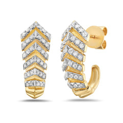 The Sculpted Diamond Earrings- 30% OFF!