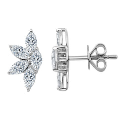 The Diamond Petal Earrings