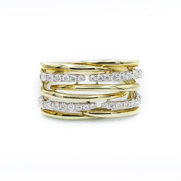 The Diamond Layers Ring