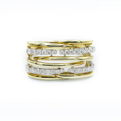 The Diamond Layers Ring