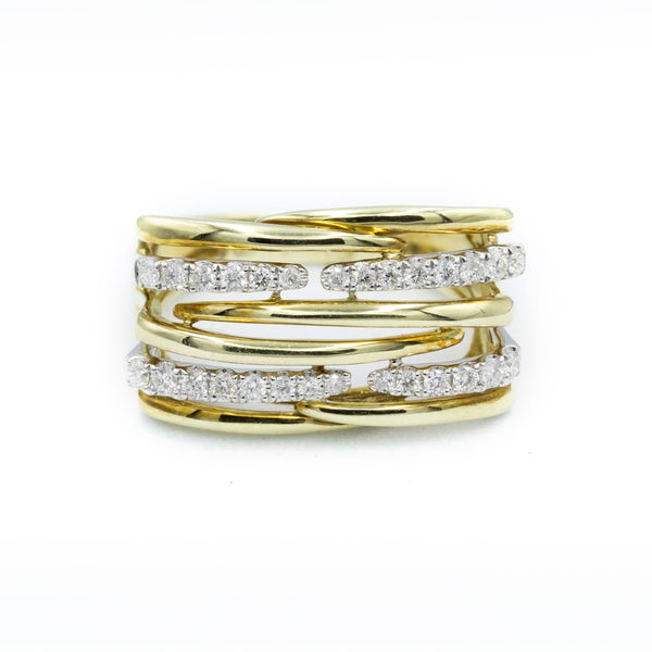 The Diamond Layers Ring