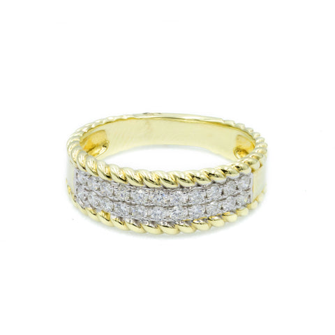 The Pave Rope Ring- 20% OFF!