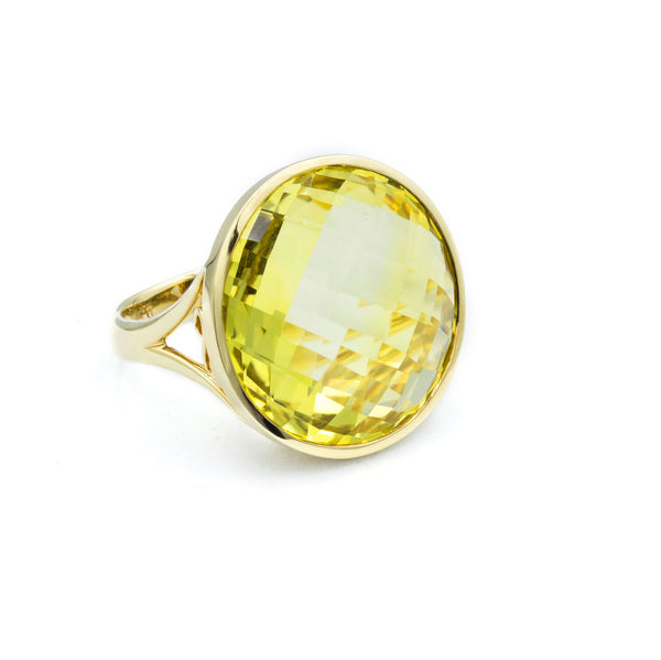Lemon Drop Cocktail Ring