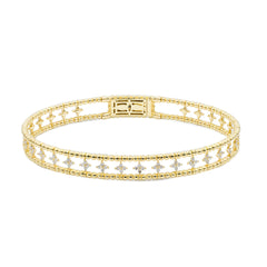 Petal Diamond Bangle