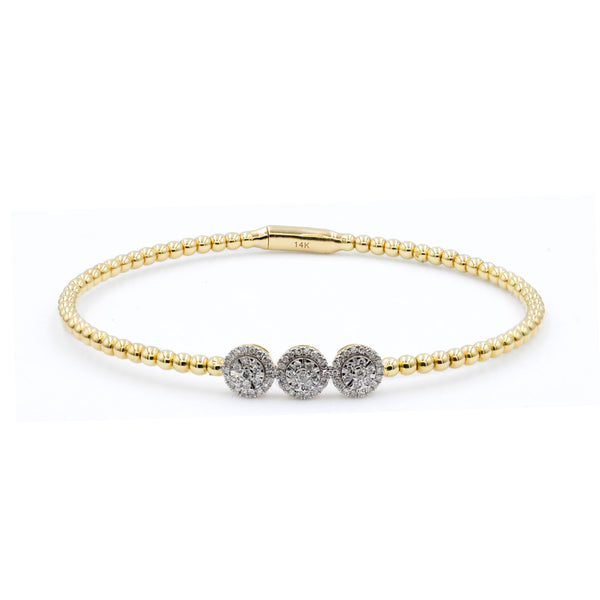 Trio Radiance Diamond Bangle