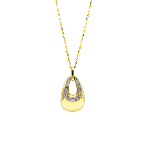Golden Teardrop Necklace- 30% OFF!