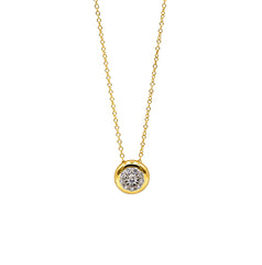 Diamond Bezel Necklace