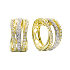 The Two-Tone Crossover Hoops