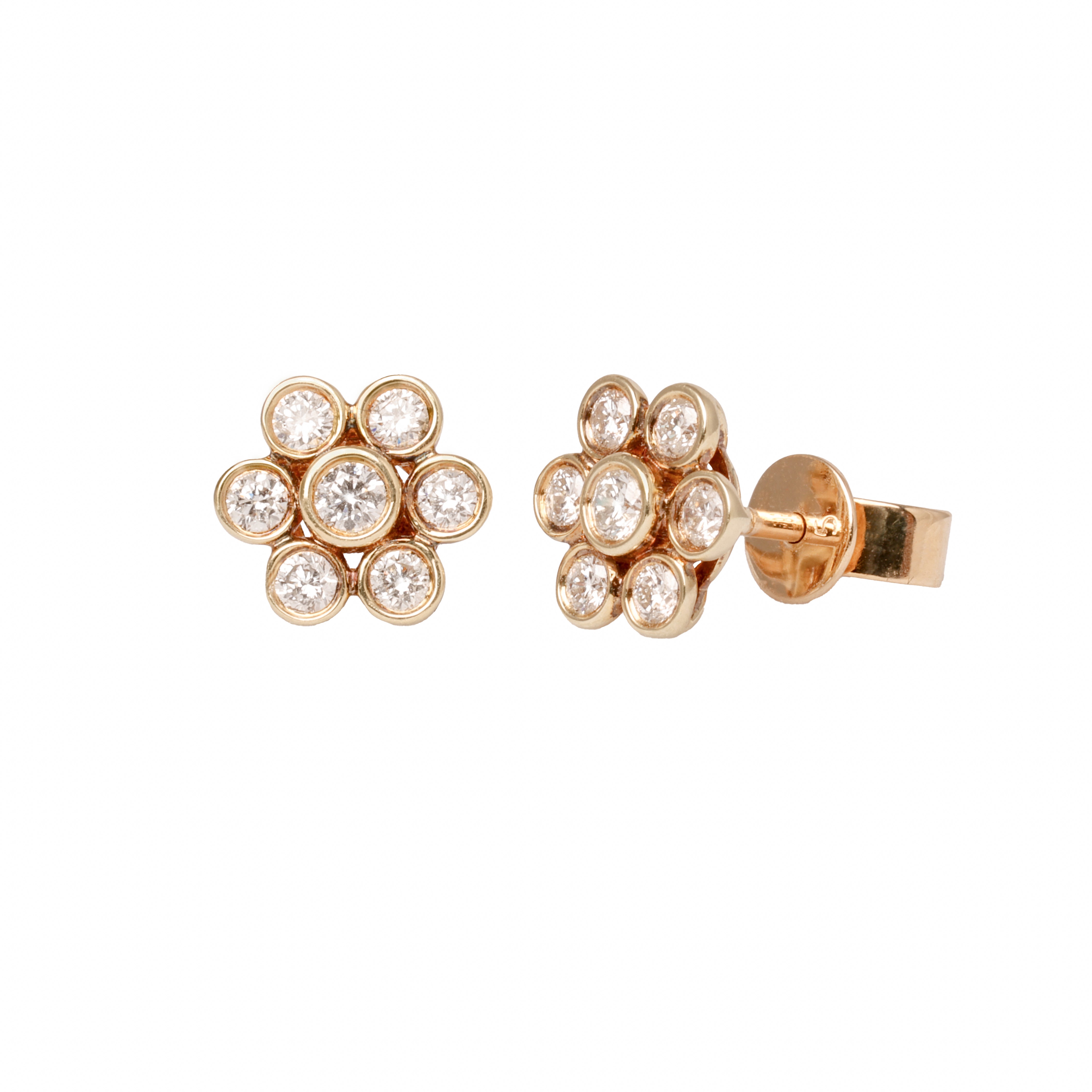 Diamond Cluster Studs