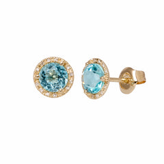 Blue Candy Pop Studs-50% OFF!