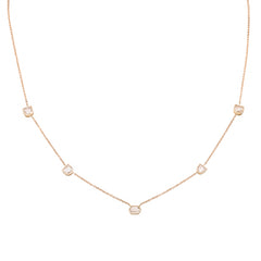 Geometric Rose-Cut Necklace