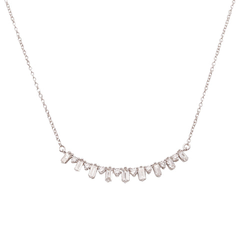 Vintage Diamond Bar Necklace- 50% OFF!