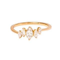 The Marquise Wave Ring