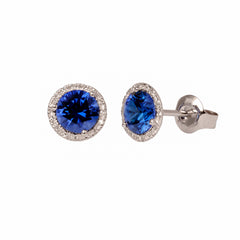 Sappire Candy Pop Studs-50% OFF!