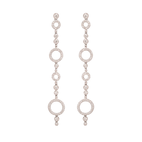 Drop Pave Circe Earrings- 40% OFF!