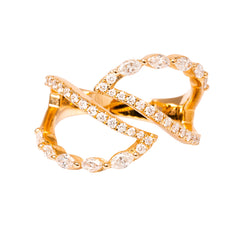 Marquise Meets Round Ring-50% OFF!