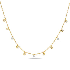 Droplets of Diamonds and Pearls Necklace- 40% OFF!