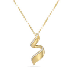 Diamond Twist Necklace