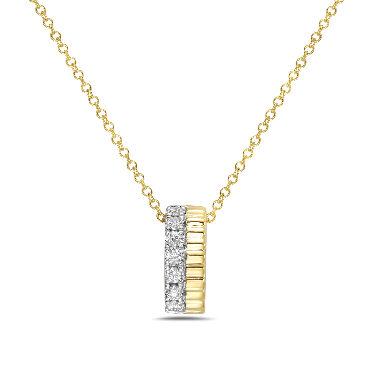 The Geometric Diamond Bar Necklace- 20% OFF!