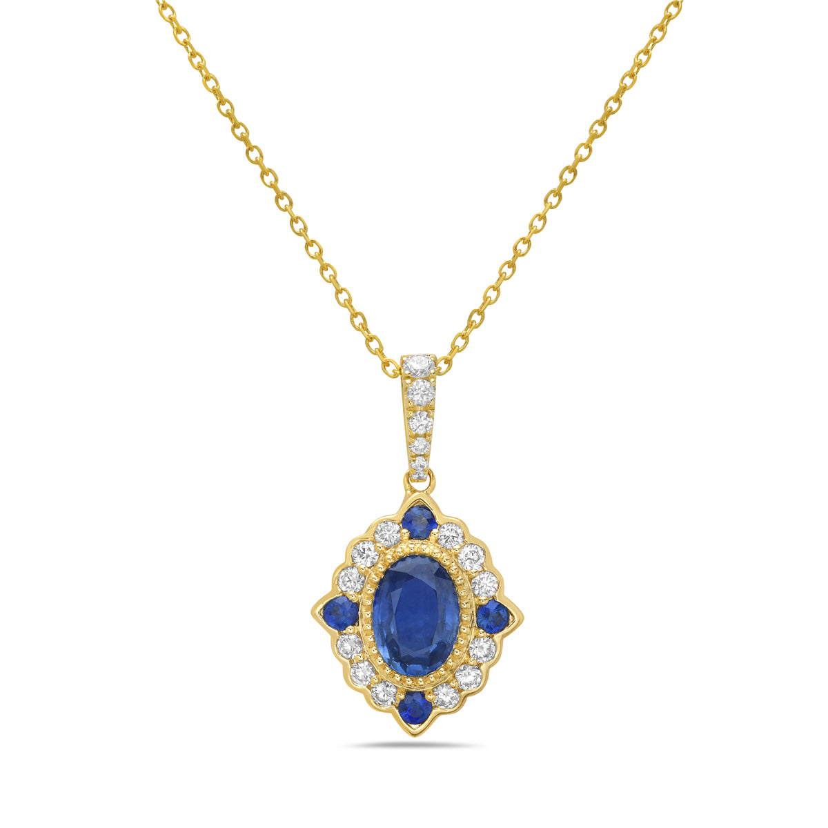 Art Deco Sapphire & Diamond Necklace- 30% OFF!