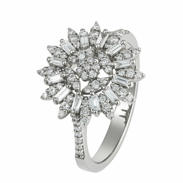 The Vintage Diamond Cluster Ring