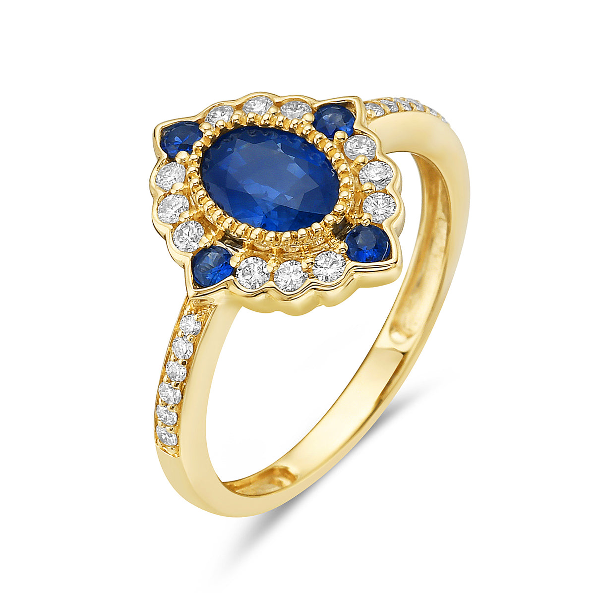 Art Deco Sapphire & Diamond Ring- 30% OFF!