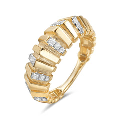 The Sculpted Diamond Ring- 25% OFF!