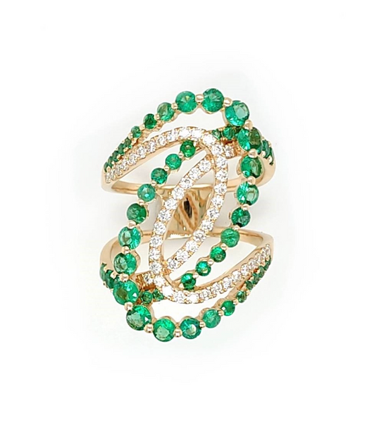 Emerald Embrace Ring