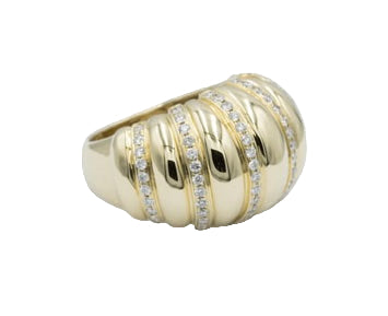 Diamond Croissant Ring