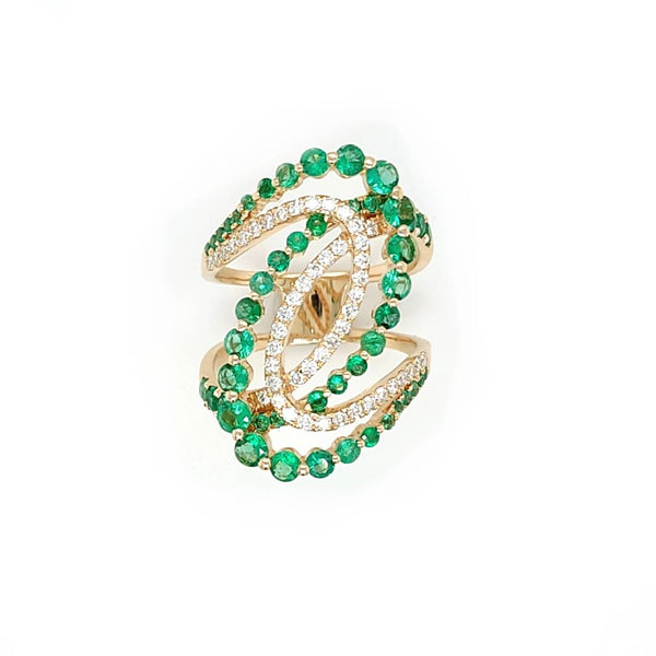 Emerald Embrace Ring