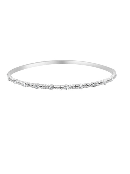The Single Line Diamond Textured Bracelet- 40% OFF!