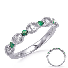 Alternating Diamonds and Colored Stone Ring--70% OFF!