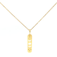 Moon Phase Bar Necklace