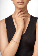 Pavé Diamond Oval Bracelet- 60% OFF!