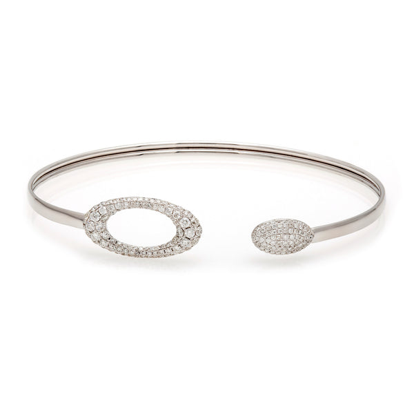Pavé Diamond Oval Bracelet- 60% OFF!