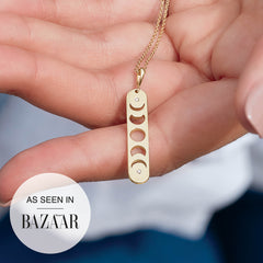 Moon Phase Bar Necklace