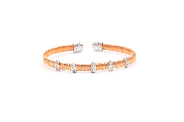 Narrow Stackable 5 Bar Bangle--50% OFF!