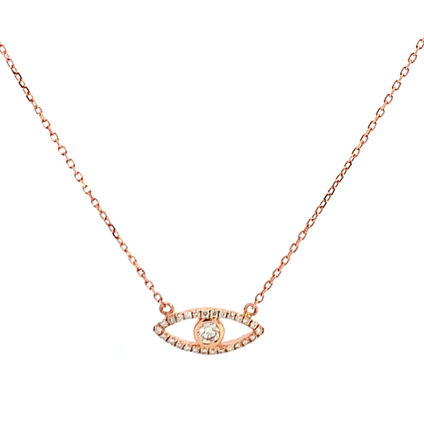 The Rose Evil Eye Necklace- 60% OFF!