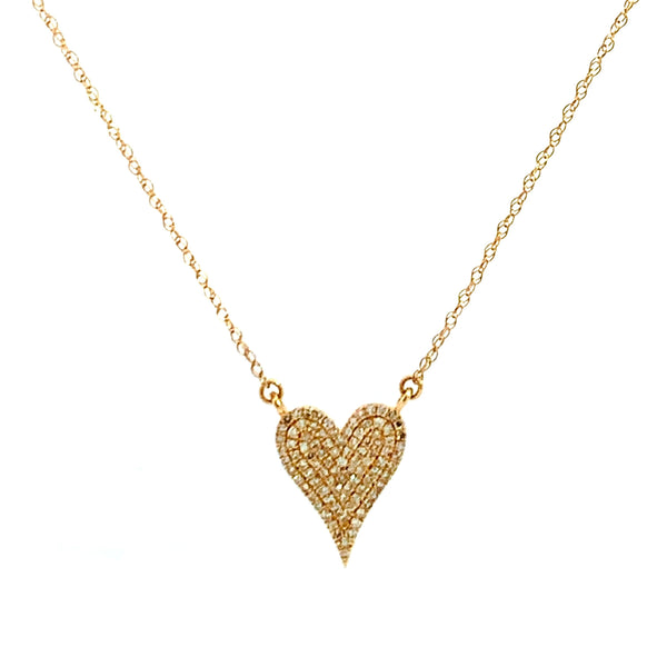 The Pave Heart Necklace- 50% OFF!