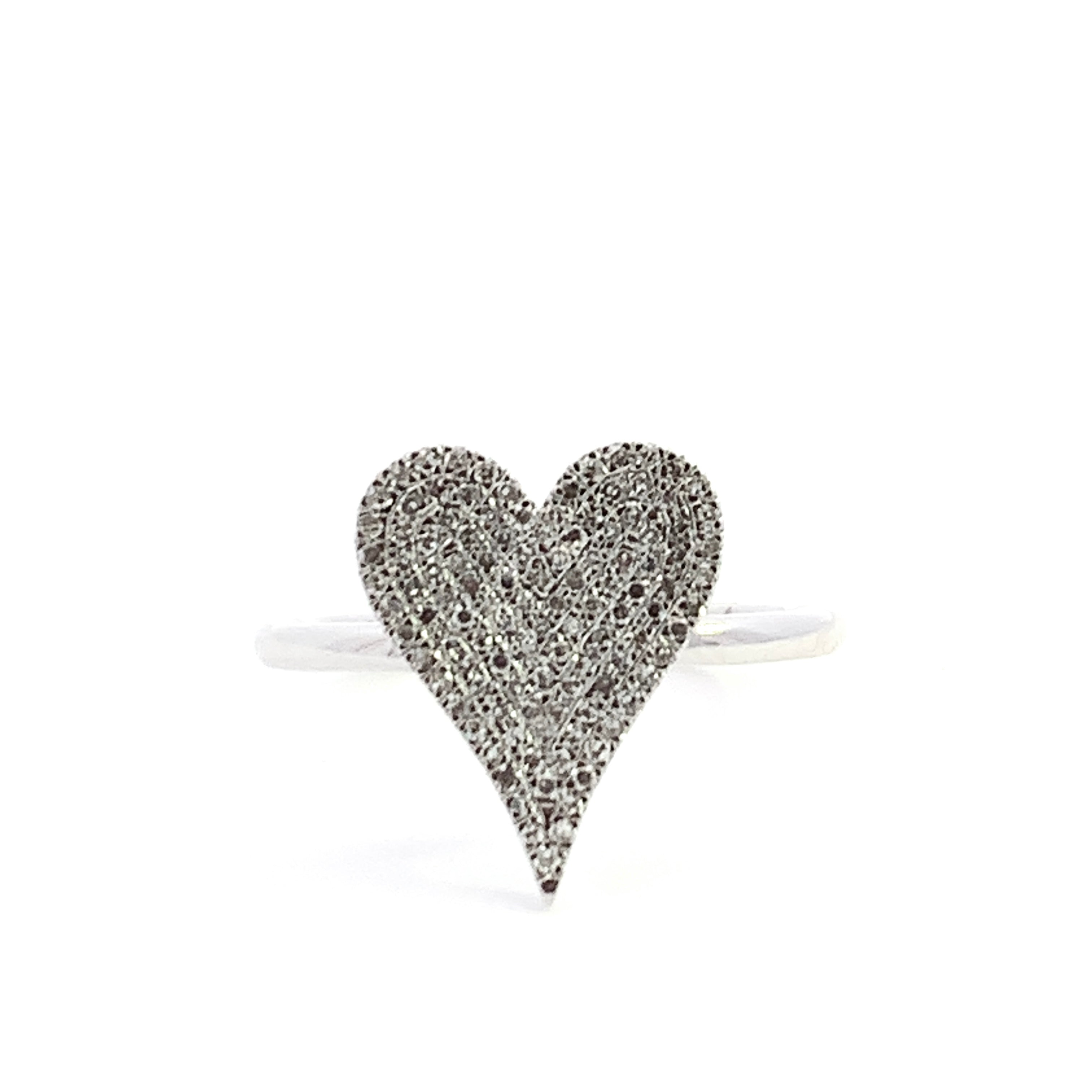 The Pave Heart Ring- 50% OFF!